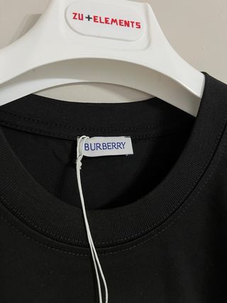 T-shirt Burberry Uomo Cavallo Nero
