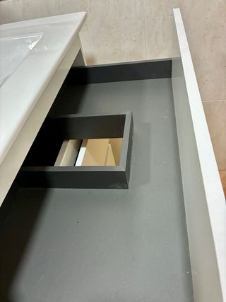 Mueble baño espejo y grifo - como nuevo