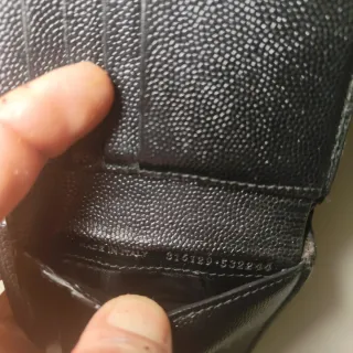 Cartera Saint Laurent Hombre Billetera Negra