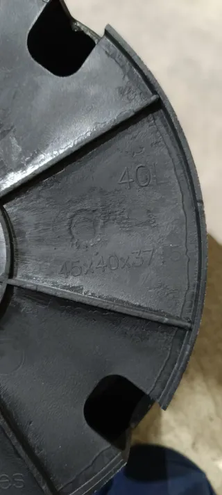 Maceta Plástico Negra 40L