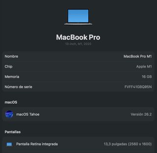 MacBook Pro M1 16GB ram con cargador 61W