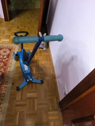 Patinete infantil 3 ruedas azul