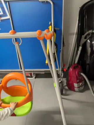 Columpio bebé con aro y asiento