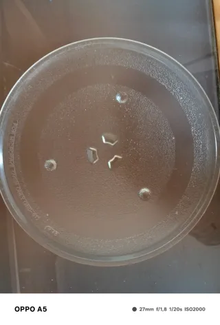 Plato de cristal para microondas Y46