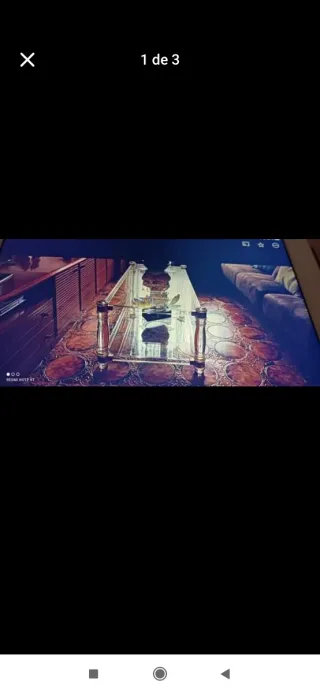 Mesa centro metraquilato y cristal