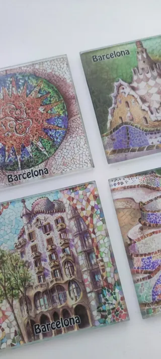 Juego 6 posavasos Barcelona Gaudí