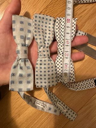 3 Pajaritas Seda Vintage Hechas a Mano