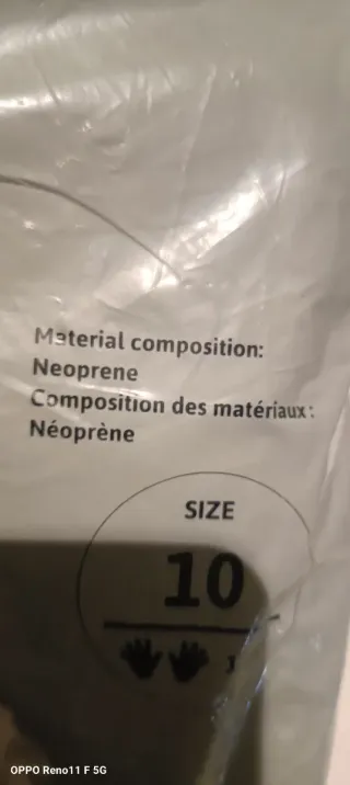 Guantes de goma Nuevos 2 pares por 2€