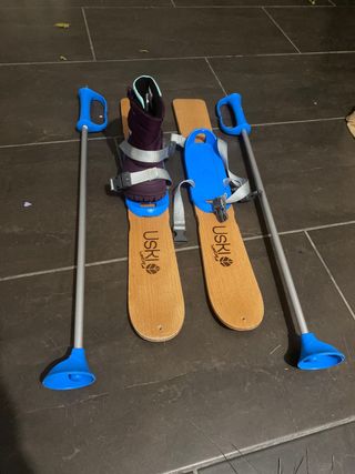 Trineo y esquí 2 en 1 para bebé/niño