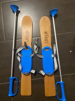 Trineo y esquí 2 en 1 para bebé/niño