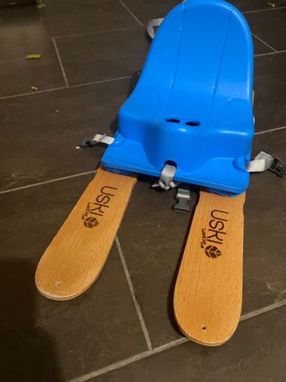 Trineo y esquí 2 en 1 para bebé/niño