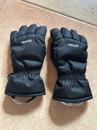 Guantes Esquí Niña Wedze Negro Talla 10