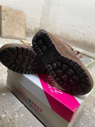 Scarponcini montagna bimbi marroni 33