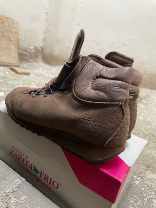 Scarponcini montagna bimbi marroni 33