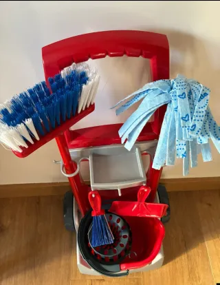 CARRO DE LIMPIEZA VILEDA CON ASPIRADORA INFANTIL