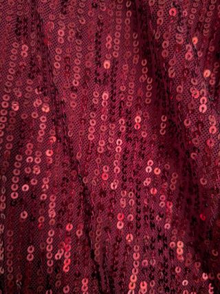 Vestido fiesta lentejuelas rojo Talla M