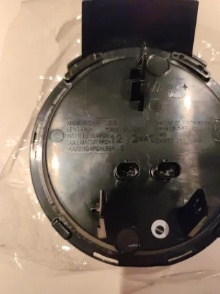 Emblema Centrale LED Golf Nero Total black