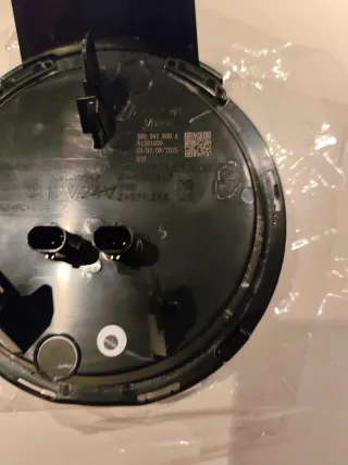 Emblema Centrale LED Golf Nero Total black