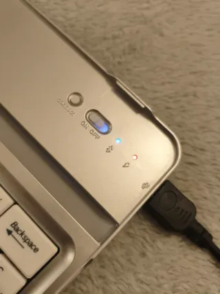 Mini Tastiera Bluetooth 3.0 Bianco/Argento