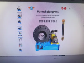 Máquina Prensa Latiguillos Manual