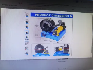 Máquina Prensa Latiguillos Manual