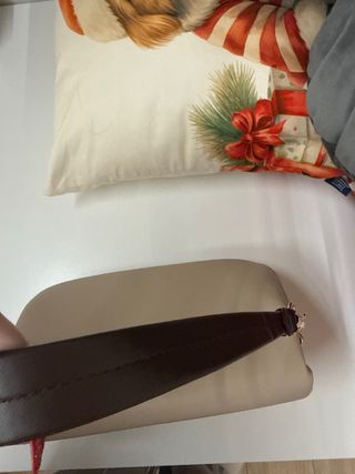 Borsa Coach tracolla beige e marrone