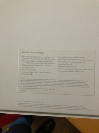 Caja MacBook Air Apple
