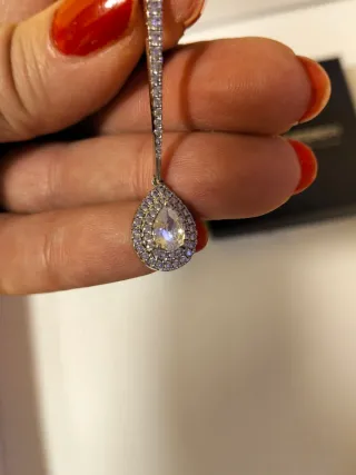 Pendientes Oliver Weber Plata y Circonitas