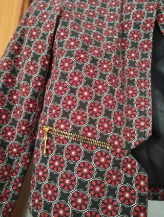 Blazer mujer estampado geométrico