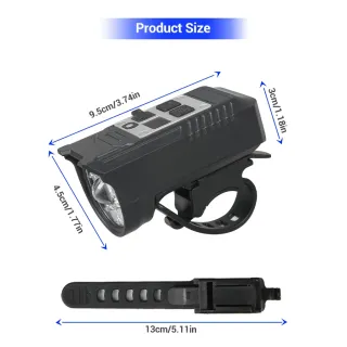 Luces LED Bicicleta Delantera y Trasera L-S75