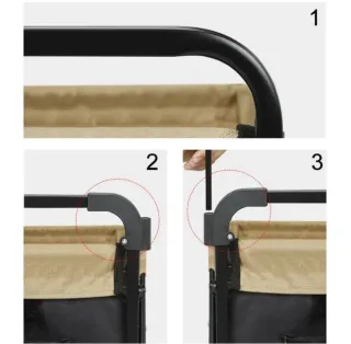 Parasol para carrito de playa