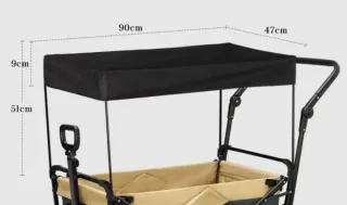 Parasol para carrito de playa