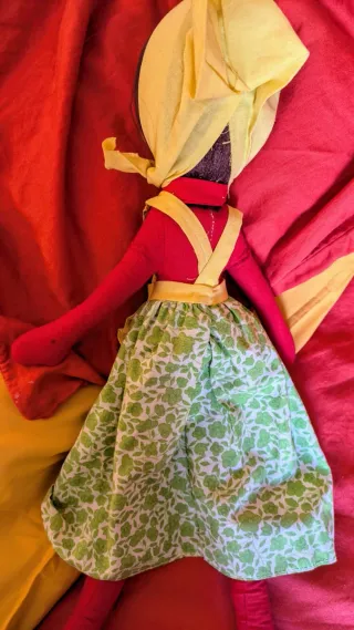 Bambola vintage gambelunghe