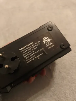 Calefactor portátil Handy Heater 400W – compacto