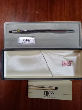 Bolígrafo Cross Plateado Nutriben