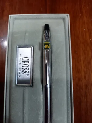 Bolígrafo Cross Plateado Nutriben