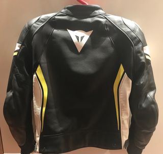 Chaqueta Dainese Assen Piel Negra/Blanca talla 50