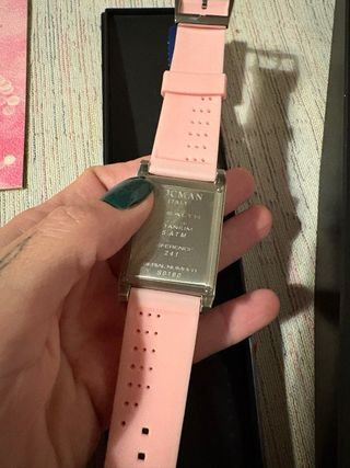 Orologio Locman Rettangolare Rosa Argento