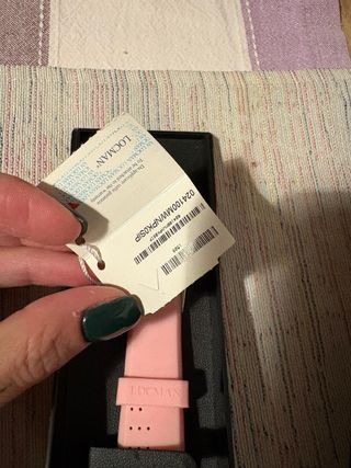 Orologio Locman Rettangolare Rosa Argento