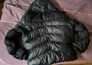 Chaqueta acolchada Koroshi negra talla XL