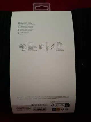 CONJUNTO Gorro y bufanda ALE-HOP negro.