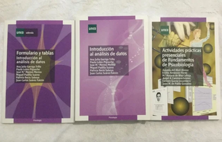 3 libros Análisis de datos UNED. PERFECTO ESTADO