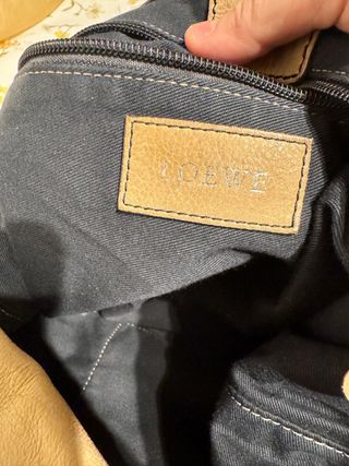 Bolso Loewe piel bandolera beige