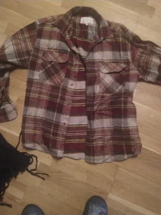 Camisa de abrigo gruesa M/L