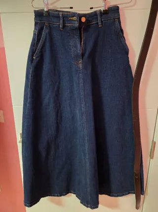 Falda vaquera midi Salsa Jeans