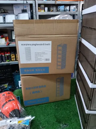 Scarpiera pieghevole 6 livelli