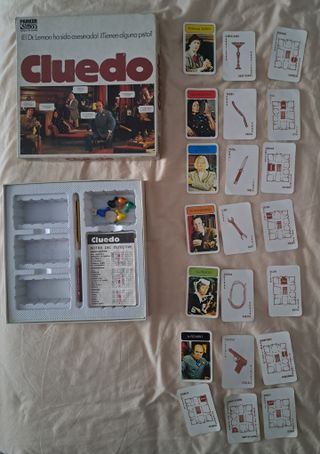 Juego de mesa Cluedo Parker años 70