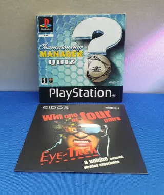 JUEGO PS1 PSX CHAMPIONSHIP MANAGER QUIZ