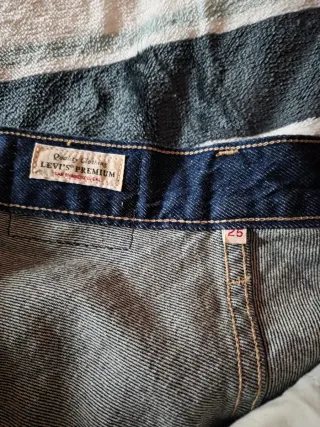 Falda larga Levi's azul