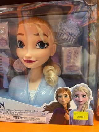 Cabeza Frozen para peinar +3 años